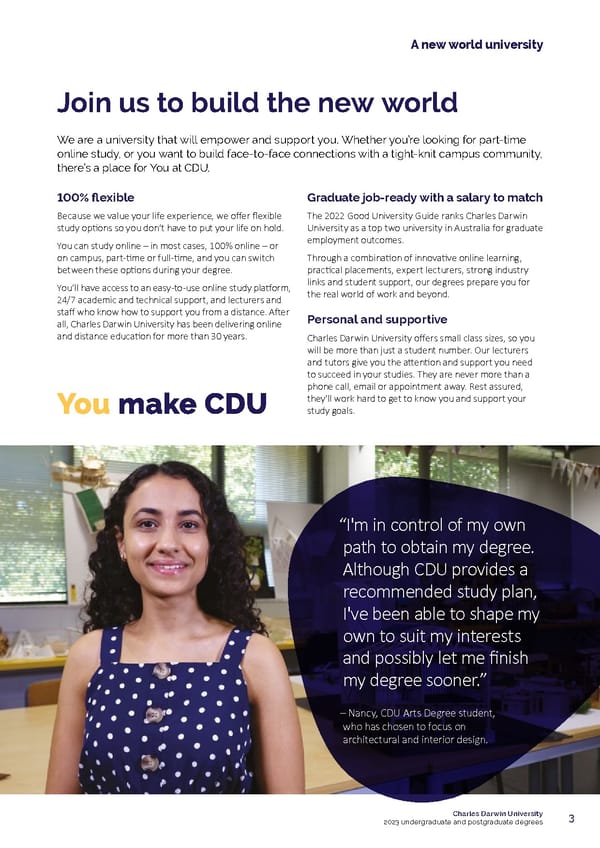CDU Course Guide Flipbook - Page 7