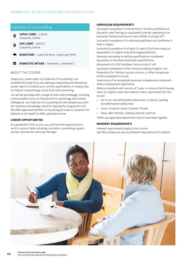 CDU Course Guide Flipbook - Page 48