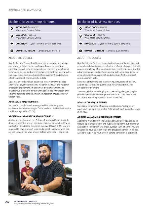 CDU Course Guide Flipbook - Page 70