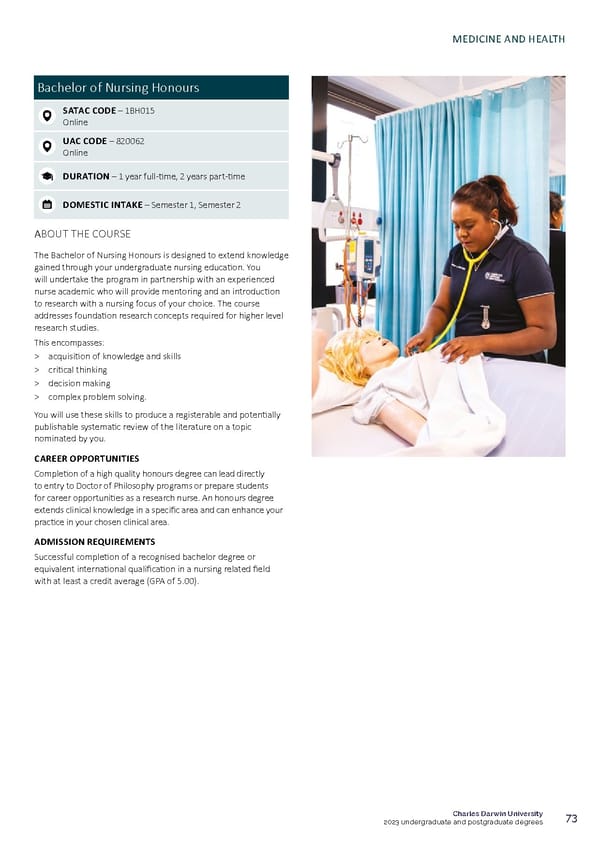 CDU Course Guide Flipbook - Page 77