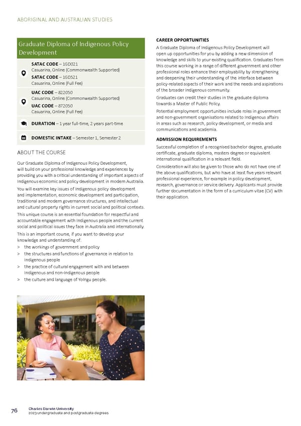 CDU Course Guide Flipbook - Page 80