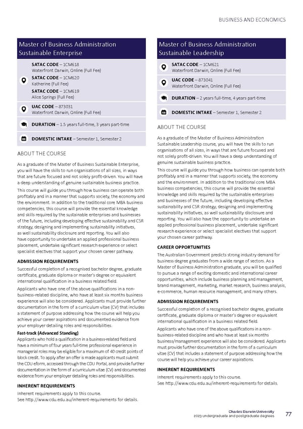 CDU Course Guide Flipbook - Page 81