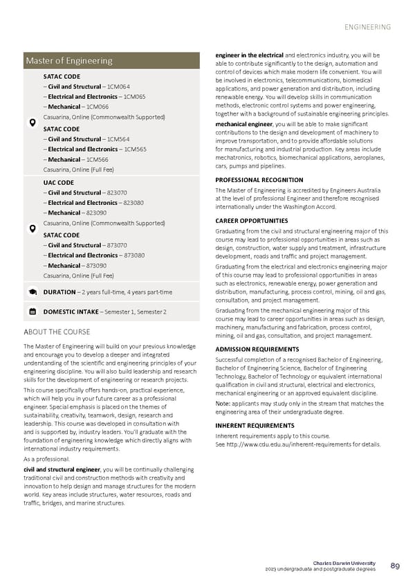 CDU Course Guide Flipbook - Page 93