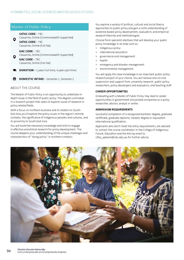 CDU Course Guide Flipbook - Page 98