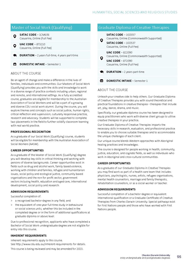 CDU Course Guide Flipbook - Page 99