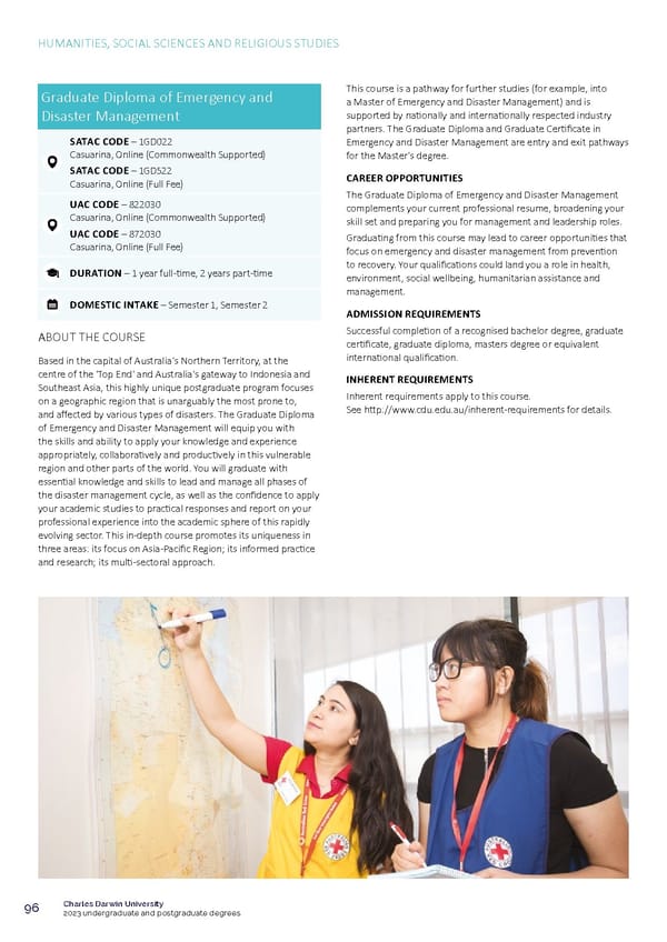 CDU Course Guide Flipbook - Page 100